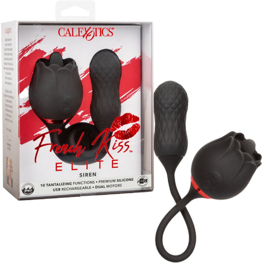CalExotics – French Kiss™ Elite Siren | Flickering Teaser with Textured Vibrating Bullet