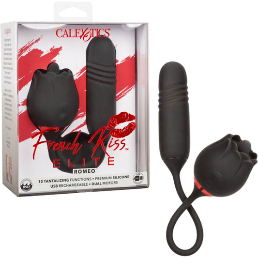 CalExotics – French Kiss™ Elite Romeo | Flickering Teaser & Thrusting Bullet Massager