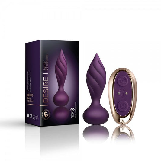 Rocks Off - Petite Sensations Desire| Purple Remote Control Plug