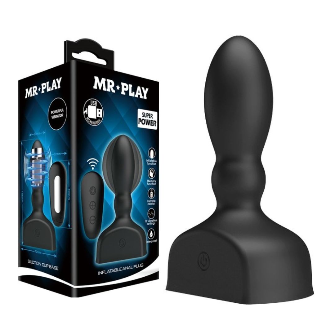 Mr Play - Inflatable Anal Plug | Remote Control  Nauti & Nice