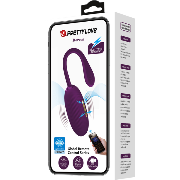 Pretty Love - Global Remote Control Series Doreen | App-Controlled Vibrating Egg
