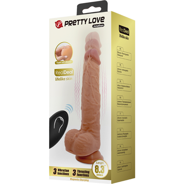 Pretty Love - Jonathan | Rechargeable Thrusting Dong