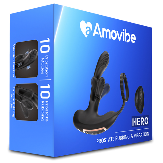 Amovibe - Hero Prostate Rubbing & Vibration Massager | Prostate Vibe