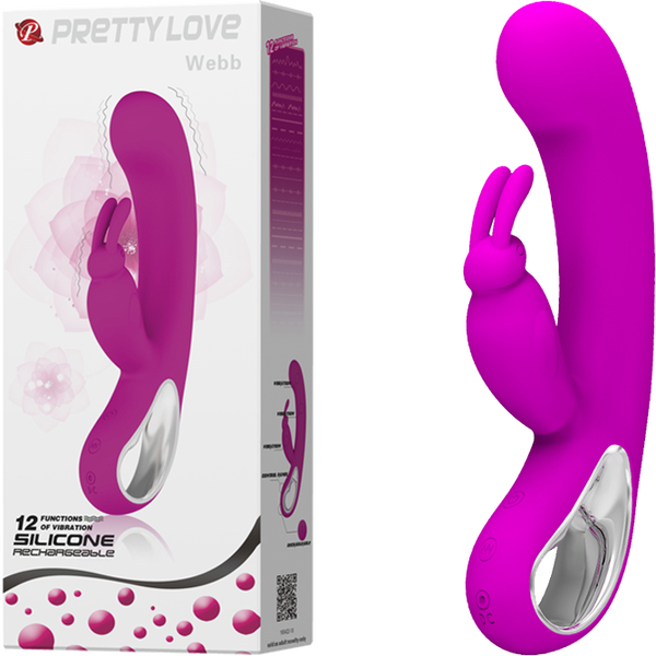 Pretty Love –  Webb | Rechargeable Dual-Motor Silicone Vibrator