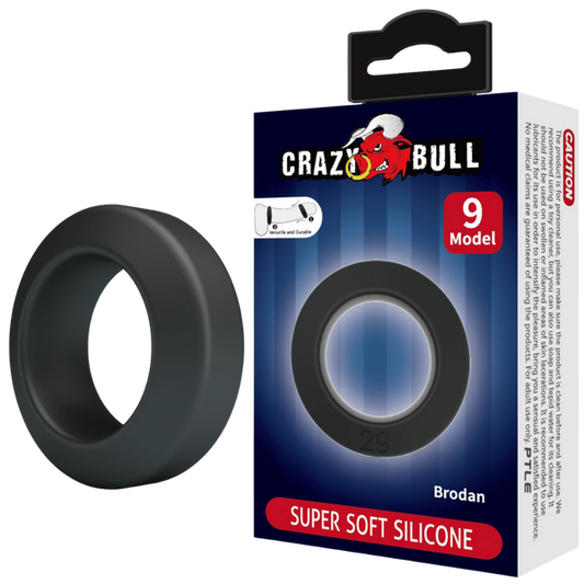 Pretty Love - Crazy Bull Super Soft Silicone Cockring - Brodan | Cock Ring