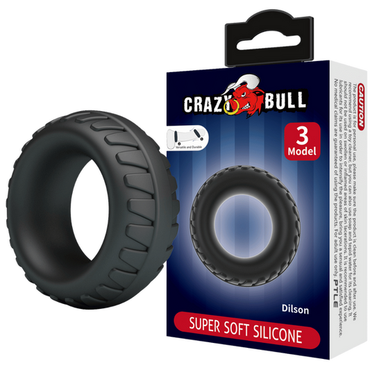 Pretty Love - Crazy Bull Super Soft Silicone Cockring - Dilson | Cock Ring
