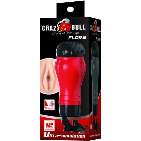 Pretty Love - Crazy Bull Flora Mouth | Vibrating Male Masturbator