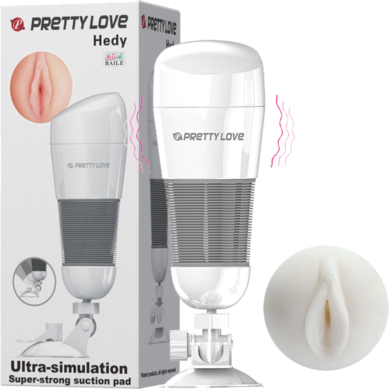 Pretty Love - Hedy w/ Wall Mount | Vibrating Masturbator