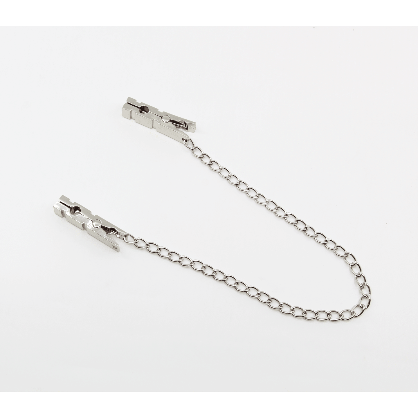 Love In Leather - Chain Joined Nipple Clamps | Peg Style (Advanced)
