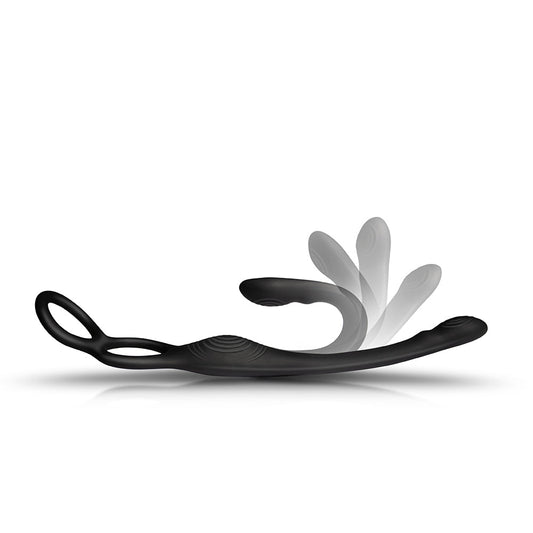 Rocks Off - The Vibe Cockring with Anal stimulator | Rechargeable