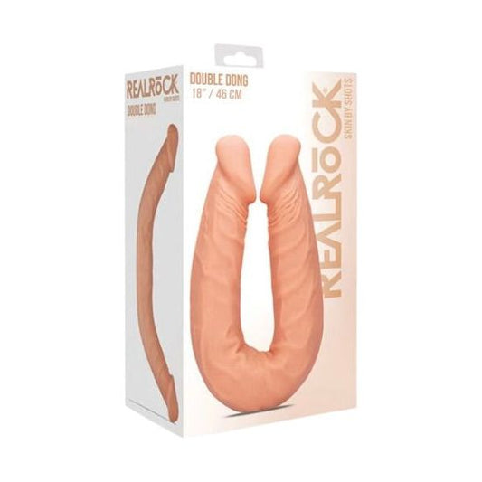 Real Rock- Double Dong | Assorted Colours 18"
