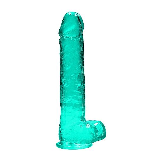 Real Rock - Crystal Clear Dildo 9" | Assorted Colours