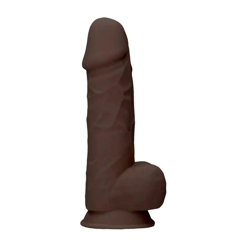 Real Rock - Silicone Dildo Dual Density | 8.5" Flesh With Balls