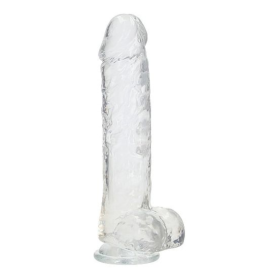Real Rock - Crystal Clear Dildo 10" | Assorted Colours