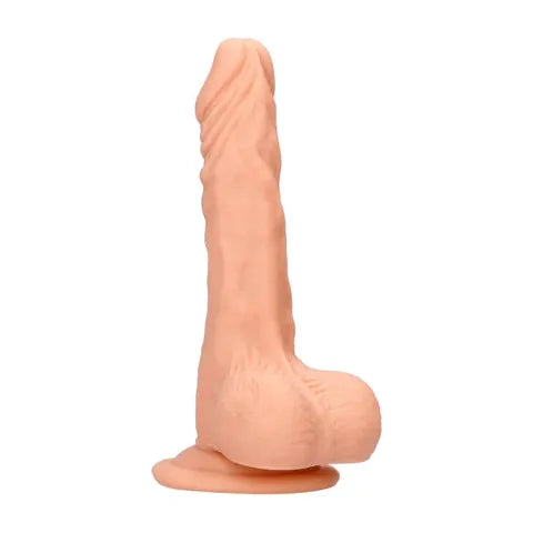 Real Rock - 8" Dong With Testicles | Flesh