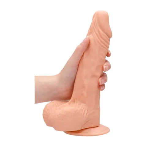 Real Rock - 9" Dong with Testicles | Flesh