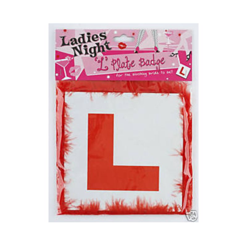 Bachelorette - Ladies Night L Plate