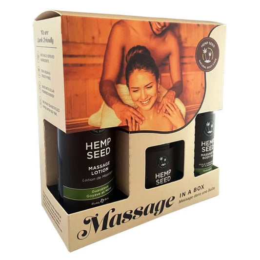 Earthly Body - Massage In A Box | Hemp Seed