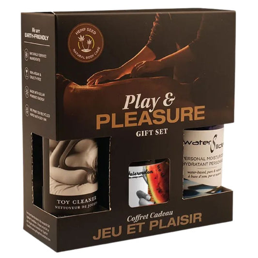 Earthly Body - Play & Pleasure Gift Set | Hemp Seed