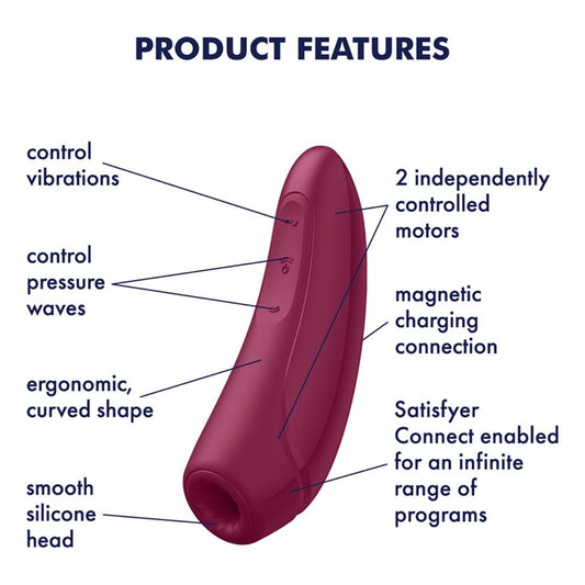 Satisfyer - Curvy 1+ | Air Pulse Stimulator & Vibration