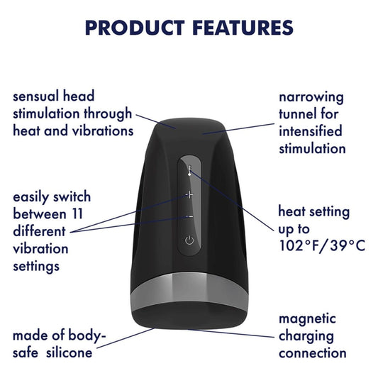 Satisfyer - Men Heat Vibration | Masturbator