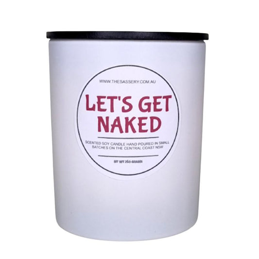 The Sassery - Let's Get Naked | Candle