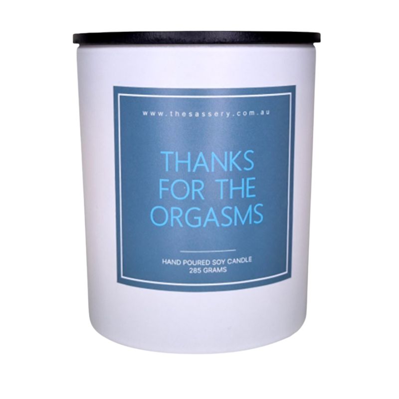 The Sassery - Thanks For The Orgasms | Candle