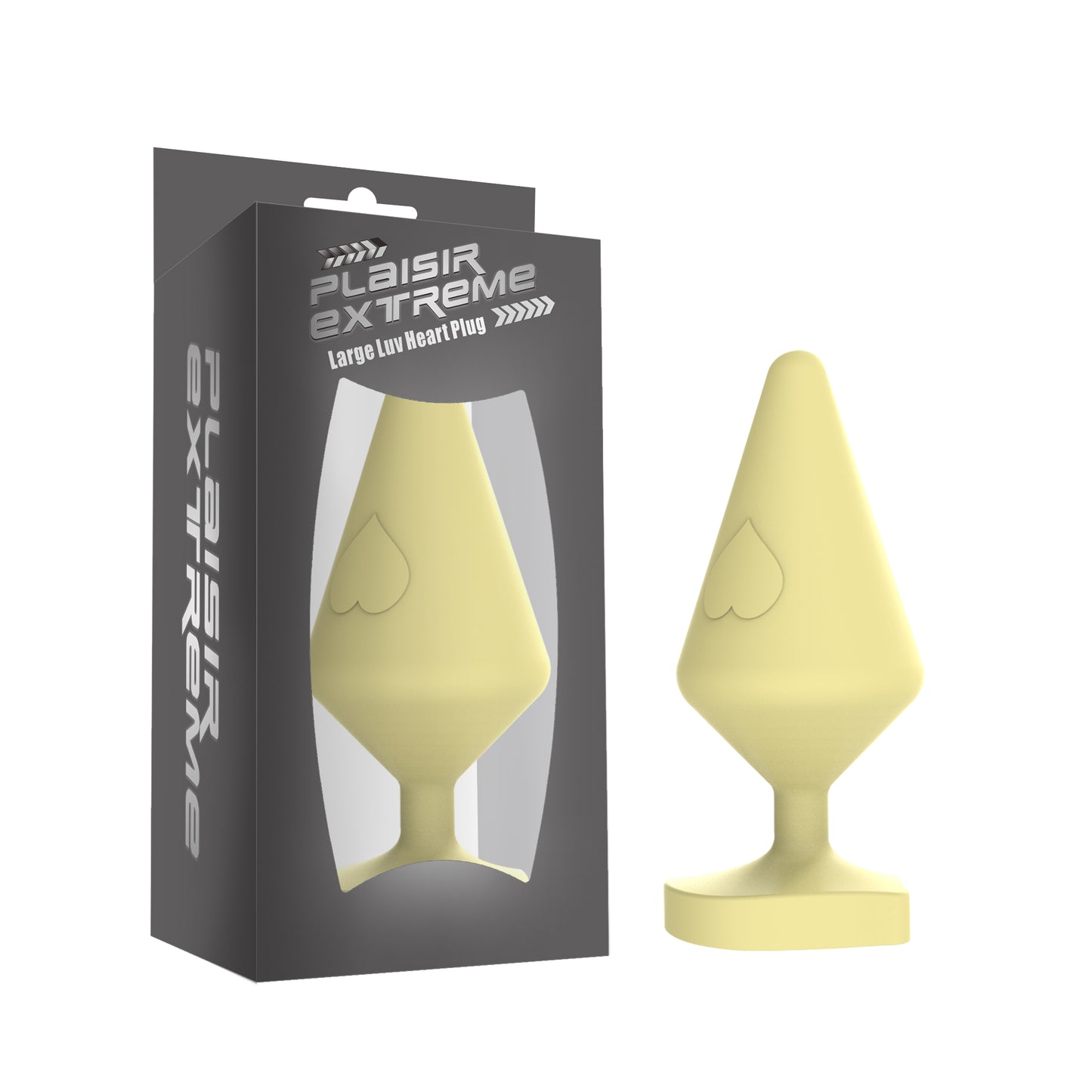 Plaisir Extreme - Heart Butt Plug | Large