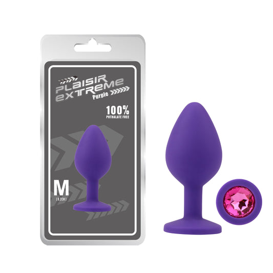 Plaisir Extreme - Jewelled Butt Plug | Medium