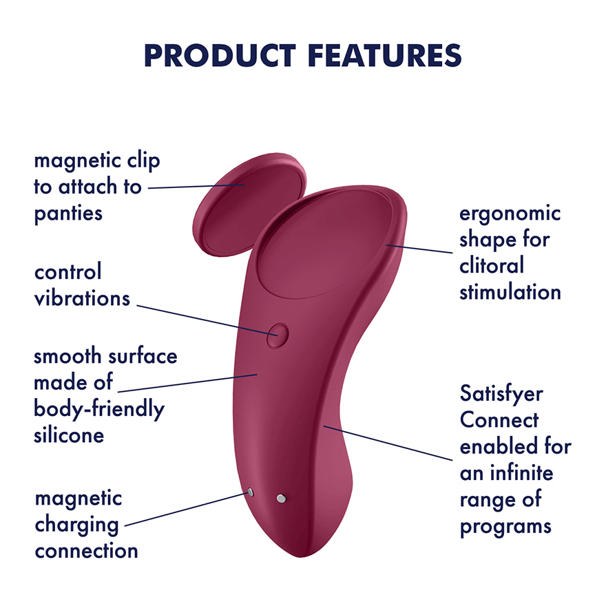 Satisfyer - Sexy Secret Panty Vibrator with App Control