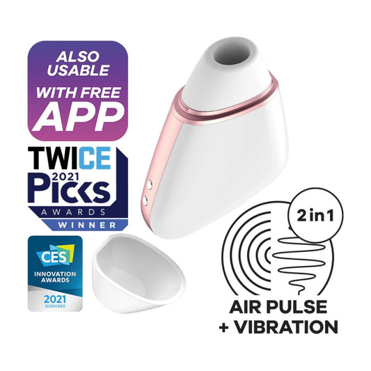 Satisfyer - Love Triangle Air Pulse Stimulator + Vibration with App Control