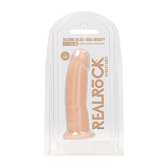 Real Rock - Silicone Dildo Dual Density | 7.5" Flesh