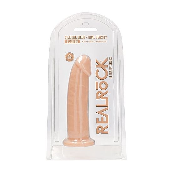 Real Rock - Silicone Dildo Dual Density | 9" Flesh