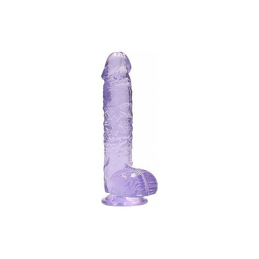 Real Rock - Crystal Clear Dildo 6" | Assorted Colours