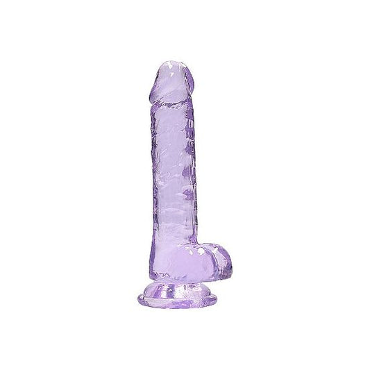 Real Rock - Crystal Clear Dildo 7" | Assorted Colours