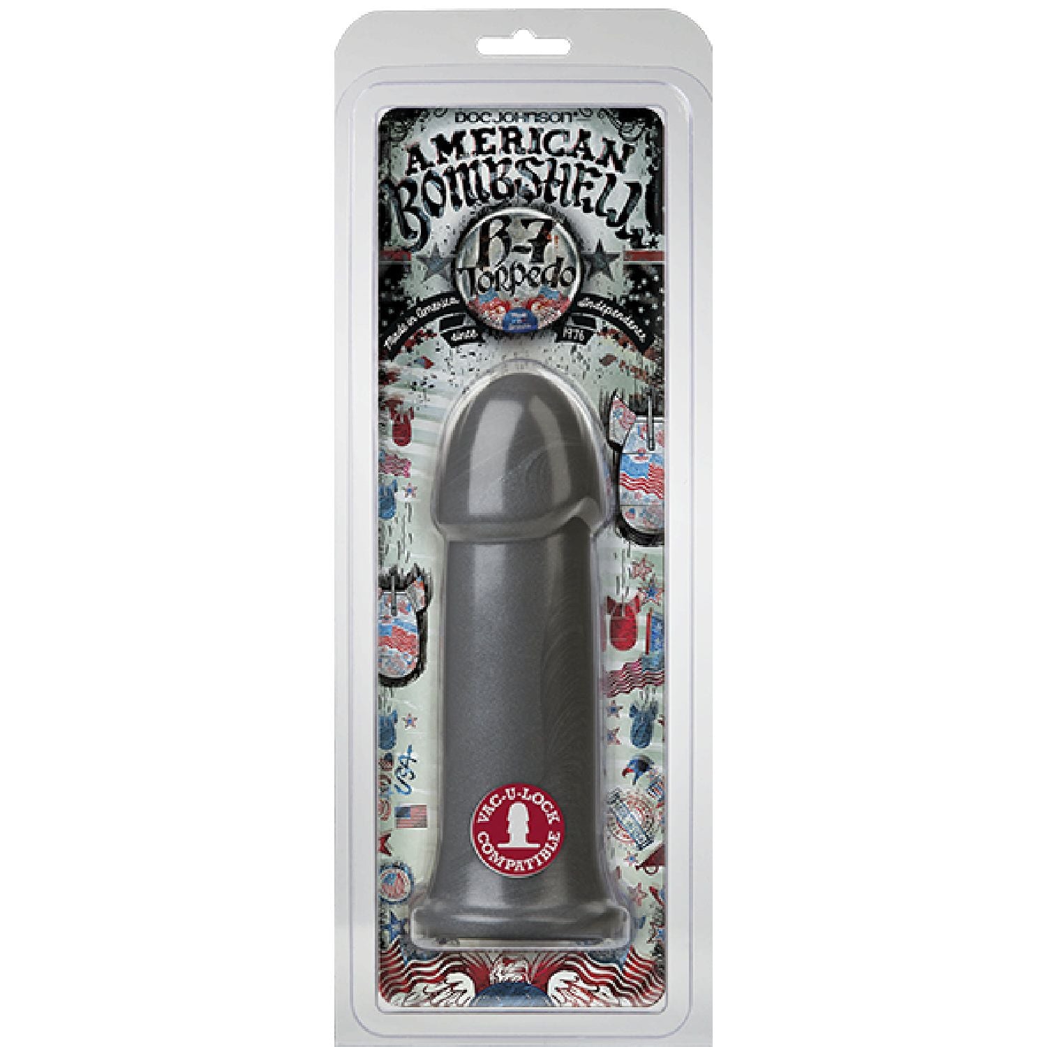 Doc Johnson – American Bombshell B-7 Torpedo | Vac-U-Lock Compatible Dildo