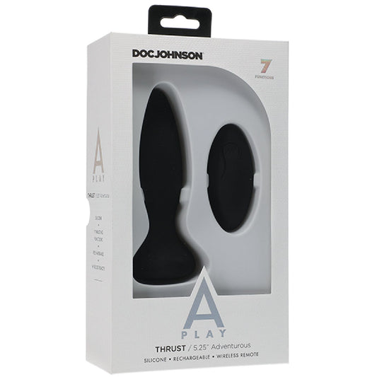 Doc Johnson – A-Play Thrust 5.25" Adventurous | R.C Thrusting Vibrating Buttplug