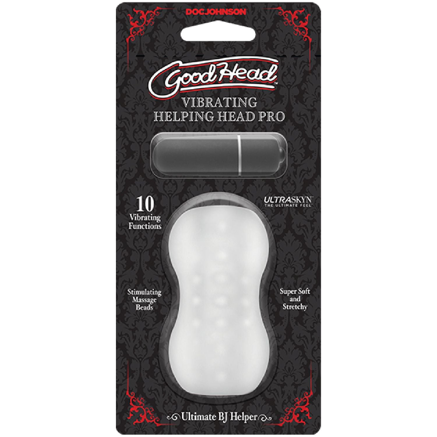 Doc Johnson – GoodHead Vibrating Helping Head Pro | Ultimate Blowjob Helper