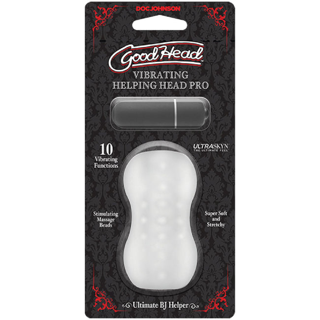 Doc Johnson – GoodHead Vibrating Helping Head Pro | Ultimate Blowjob Helper