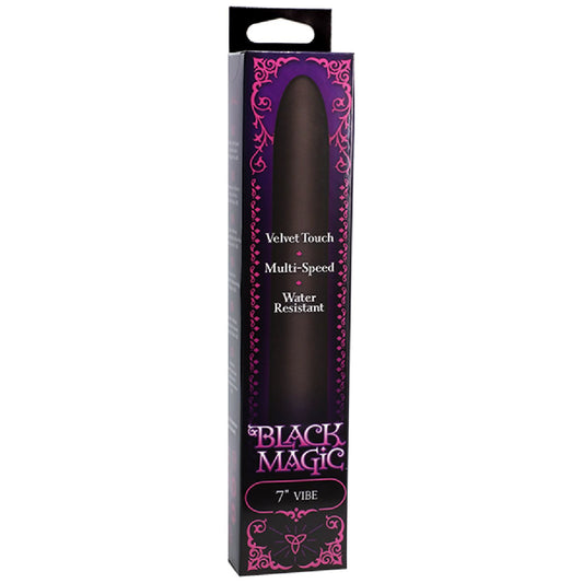 Doc Johnson – Black Magic Classic 7" Vibe | Classic Vibrator