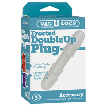 Doc Johnson – Frosted Double Up Plug | Vac-U-Lock™ Accessory