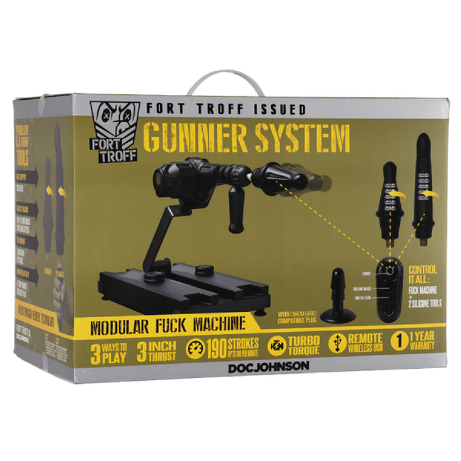 Fort Troff X Doc Johnson - Gunner System - 3-In-1 Modular Fuck Machine | Modular Sex Machine