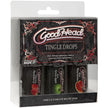 Doc Johnson – GoodHead Tingle Drops 3-Pack | Oral Sex Enhancers