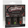 Doc Johnson – GoodHead Tingle Drops 3-Pack | Oral Sex Enhancers