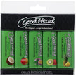Doc Johnson – Good Head Oral Delight Gel Tropical Fruits Multi 5-Pack | Flavored Oral Sex Gel