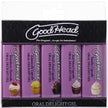 Doc Johnson – Good Head Oral Delight Gel Cupcakes Multi 5-Pack | Flavoured Oral Sex Gel