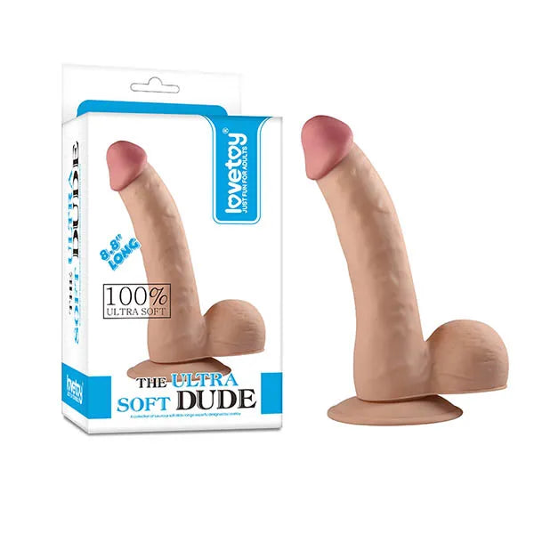 LoveToy - The Ultra Soft Dude | 8.8 Inch Flesh Dildo