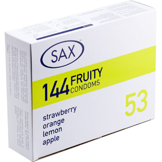 Sax - 144 Pack Fruity | Condoms
