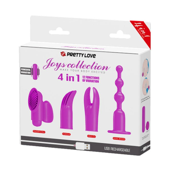 Pretty Love - Joys Collection | 4-in-1 Vibrating Bullet Kit