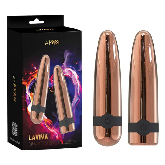 La Viva - Quake Shell Bullets | Rose Gold